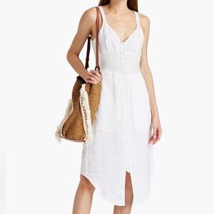 NWT Rag & Bone Criseli Broderie Anglaise Ramie White Ramie Dress